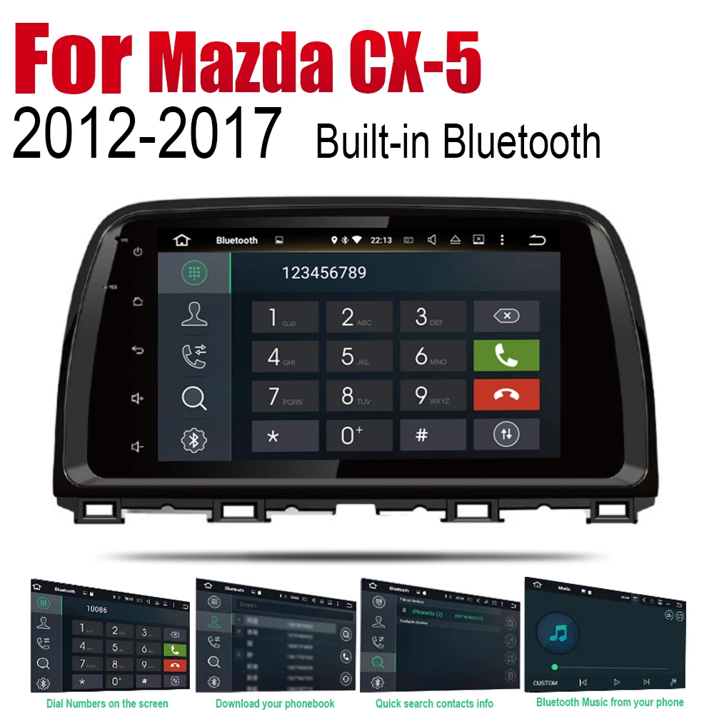 ZaiXi Авто плеер GPS навигация для Mazda CX 5 2012 ~ 2017 автомобильный Android мультимедийная