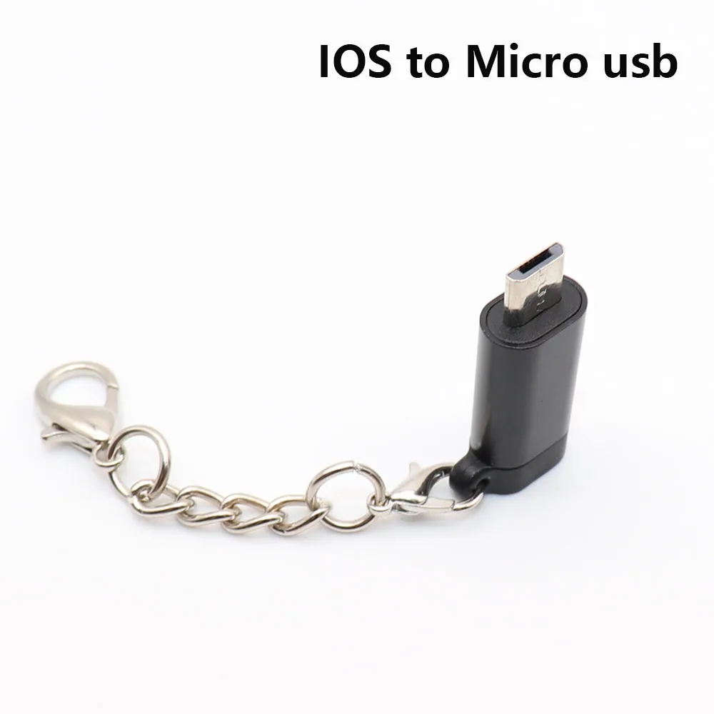 Micro USB к L 8 Pin/type-c/usb3.0 кабель зарядного устройства конвертер адаптер для iPhone и Android и type-c зарядное устройство - Цвет: F