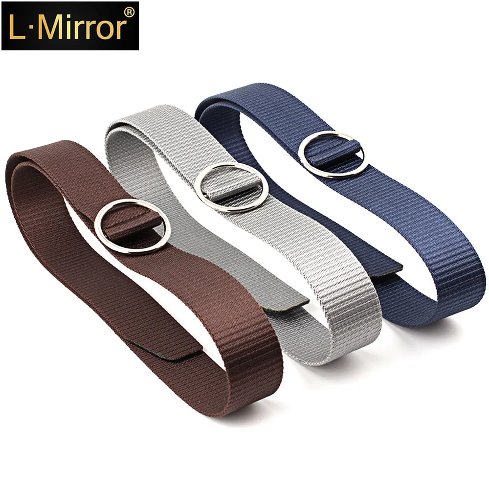 

L.Mirror 1Pcs Women's Men's Fashionable Cloth No Holes Casual Jeans Dress Long Waist Belt belts for women