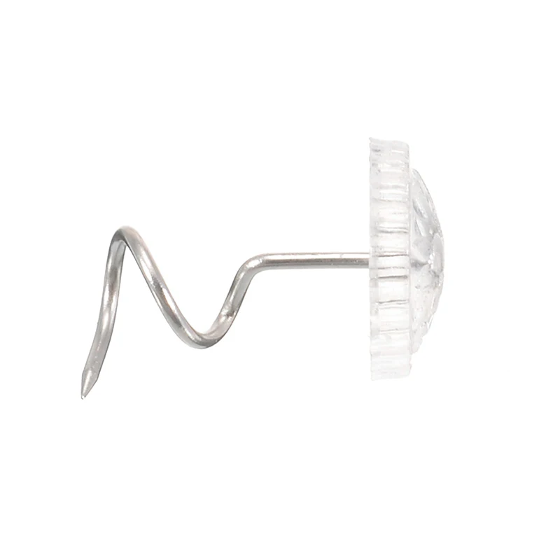 Штифты с прозрачными насадками 100 шт. фиксированные застежки для обивки одеял