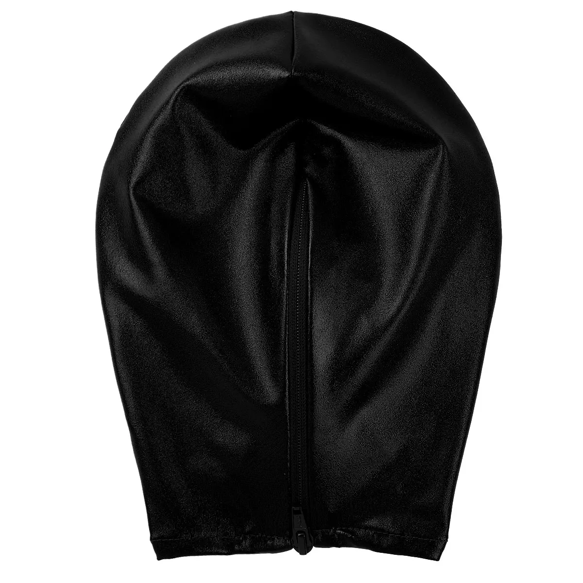 Маска унисекс TiaoBug для женщин и мужчин блестящая латексная маска лица с открытыми