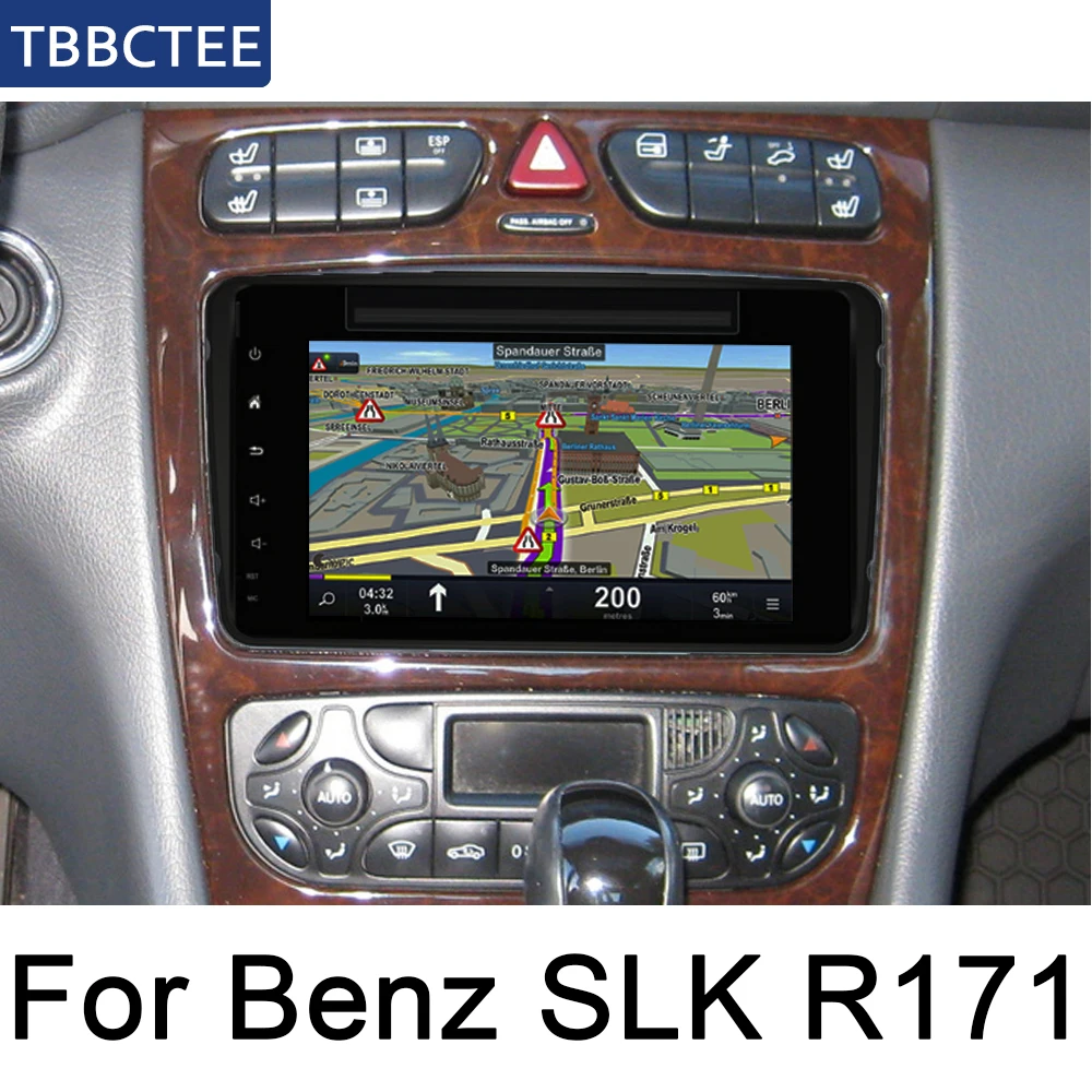 Для Mercedes Benz SLK W1070 1998 ~ 2002 NTG автомобильный dvd-плеер gps навигация автомобильная Android