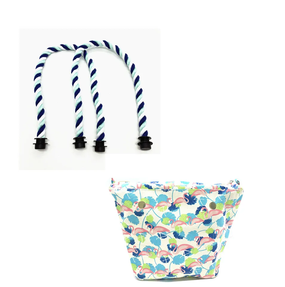 Новые синие летние веревочки в комплекте Холщовая Сумка и ручки для Сумки 65 см