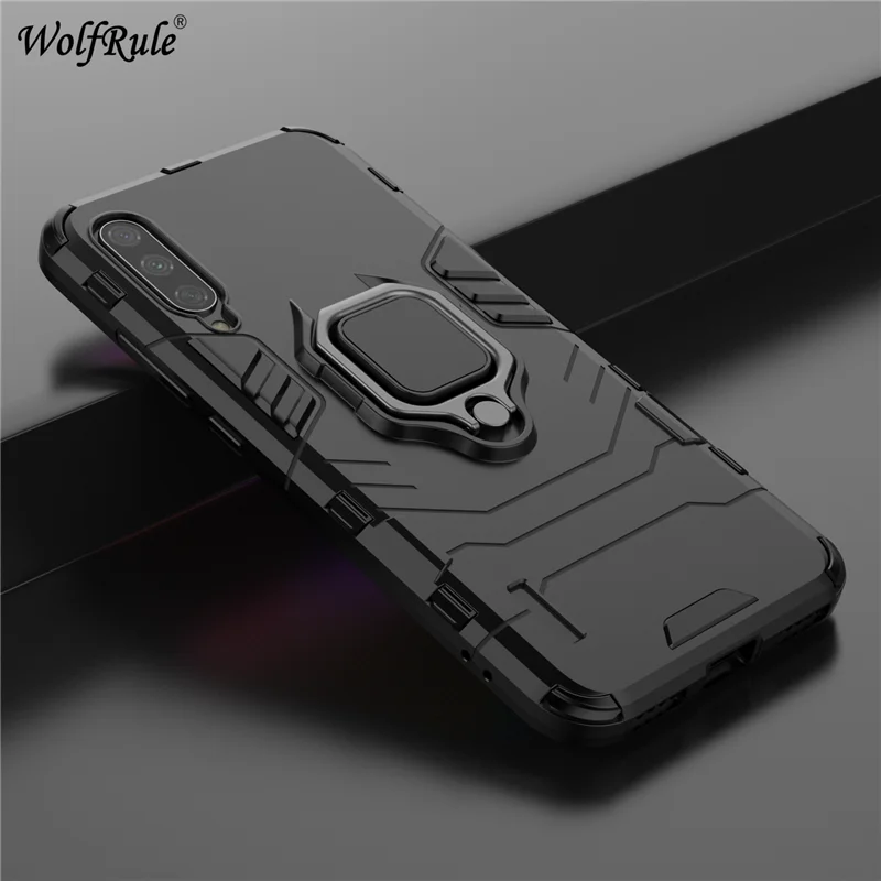 

Holder Magnetic Case For Xiaomi Mi A3 Case Hard Durable Metal Finger Ring Stand Cover For Xiaomi Mi A3 For Case Xiaomi A3 Shell