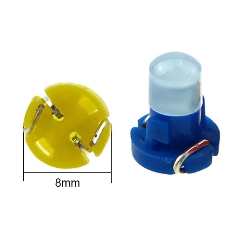 

Bright Durable T3 3D COB LED Wedge Instrument Cluster Panel Lamp Gauge Dashboard 10Pcs Bulb Car Light Low Consumption High