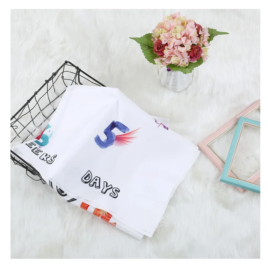 

Flower Newborn Infant Baby Blanket Swaddle Costume Organic Muslin Wrap Photography Props Infant Wrap Sleepsack Drop shipping