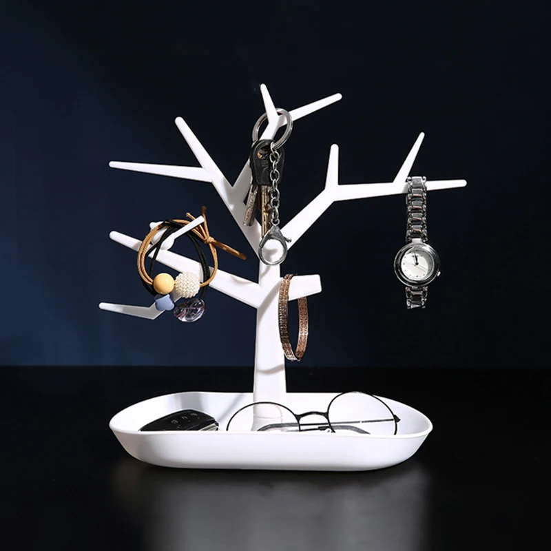 Keys Storage Rack Home Porch Desktop Box Ornaments Shelf Earrings Hanger Necklace Ring Display Stand Household Organizer | Дом и сад