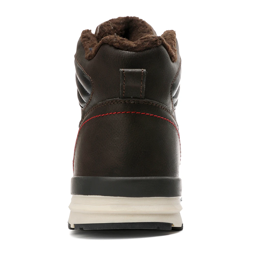 Мужская плюшевая Уличная обувь с высоким берцем хлопковая теплая Повседневная