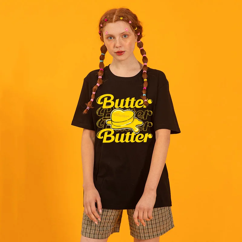 Летняя новая футболка в стиле Харадзюку с изображением альбома масла женская