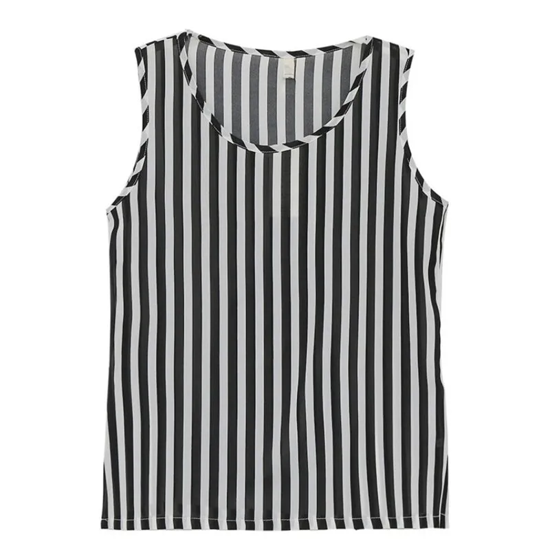 2021 новые модные женские шифоновые блузки Топы Женский рубашка без рукавов Blusas