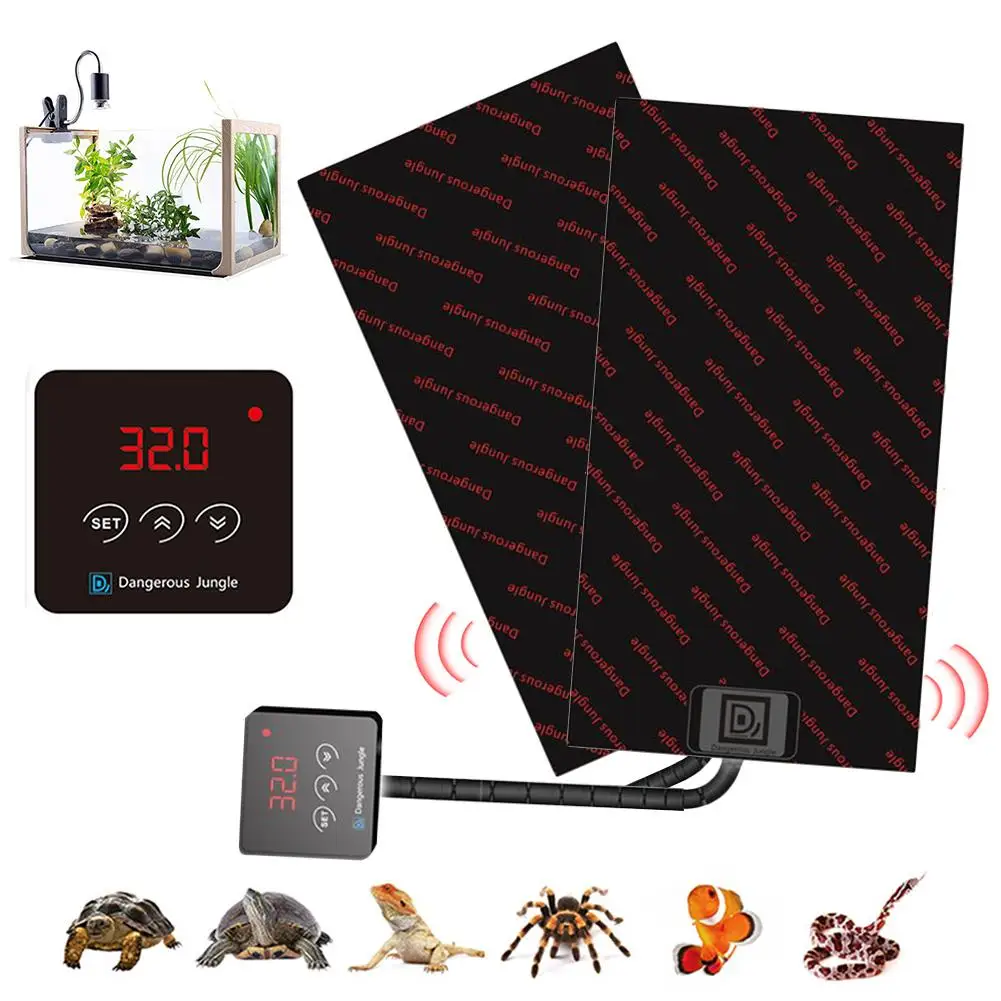 

Pet Reptile Heating Warm Pad Temperature Control Heating Mat Pet Hamster Heating Pad Heating Warm Mat Pet Tool 23/46/86/130/163W