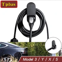 charging cable receiver for tesla model y 3 s x car charging cable organizer wall mount connector bracket charger holder adapte