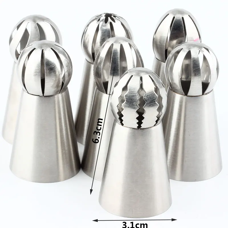 62 шт./компл. кондитерские изделия для глазировки из нержавеющей стали