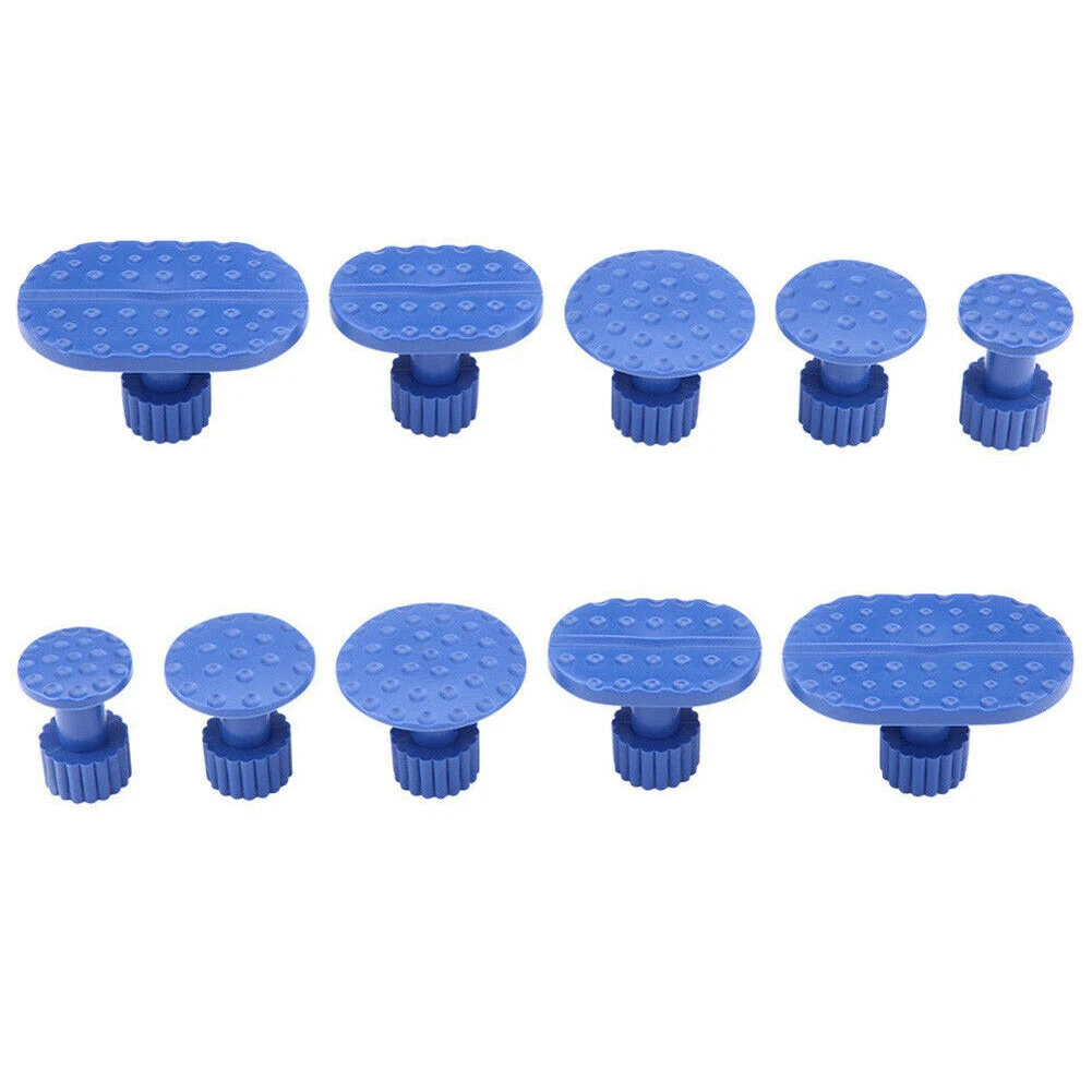 

30pcs Plastic Dent Removal Auto Repair Tool Paintless Motorcycle Vehicle Pulling Tab Set Blue Glue Door Body Puller Accessories
