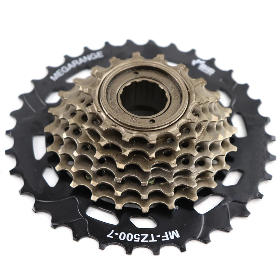 SHIMANO MF TZ500 7 Скорость механизм трещотки для велосипеда 14-28T 14-34T Звездочка MTB Дорожный велосипед Велоспорт велосипед Запчасти
