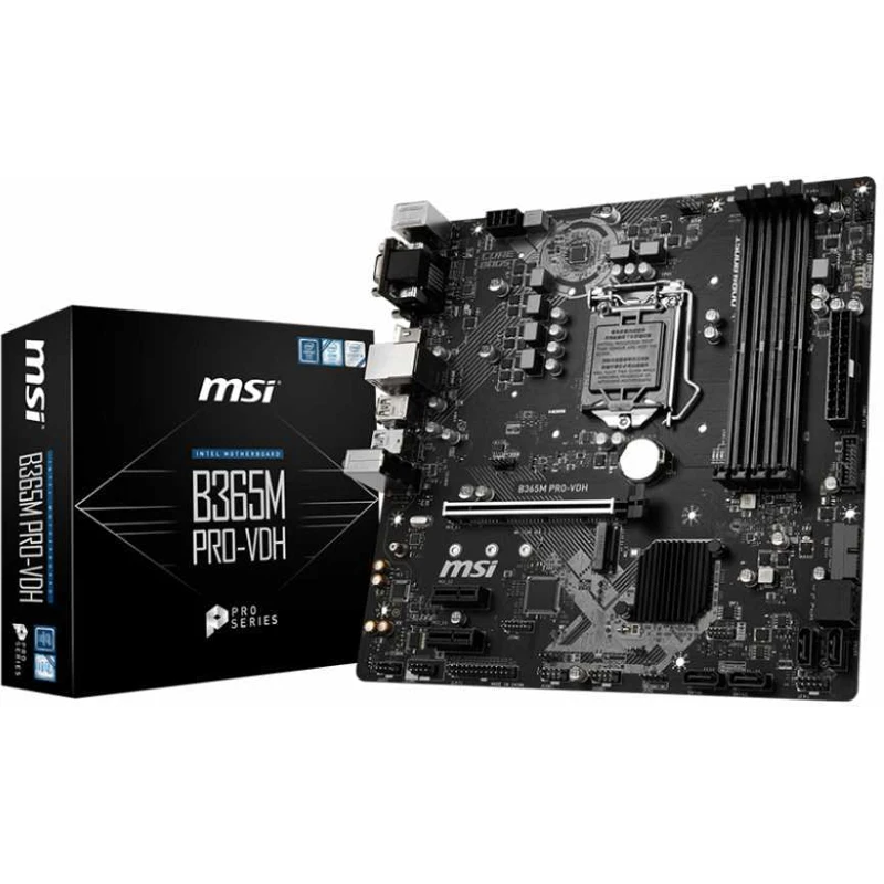 Материнская плата MSI B365M PRO VDH LGA 1151v2 Intel B365 mATX Ret|Материнские платы| |