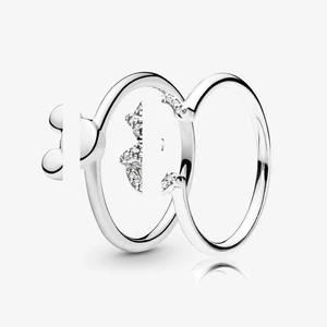Hot Selling 100% 925 Silver Rings Wholesale Popular Lucky Rings, Suitable For Womens Diy Charm Jewelry