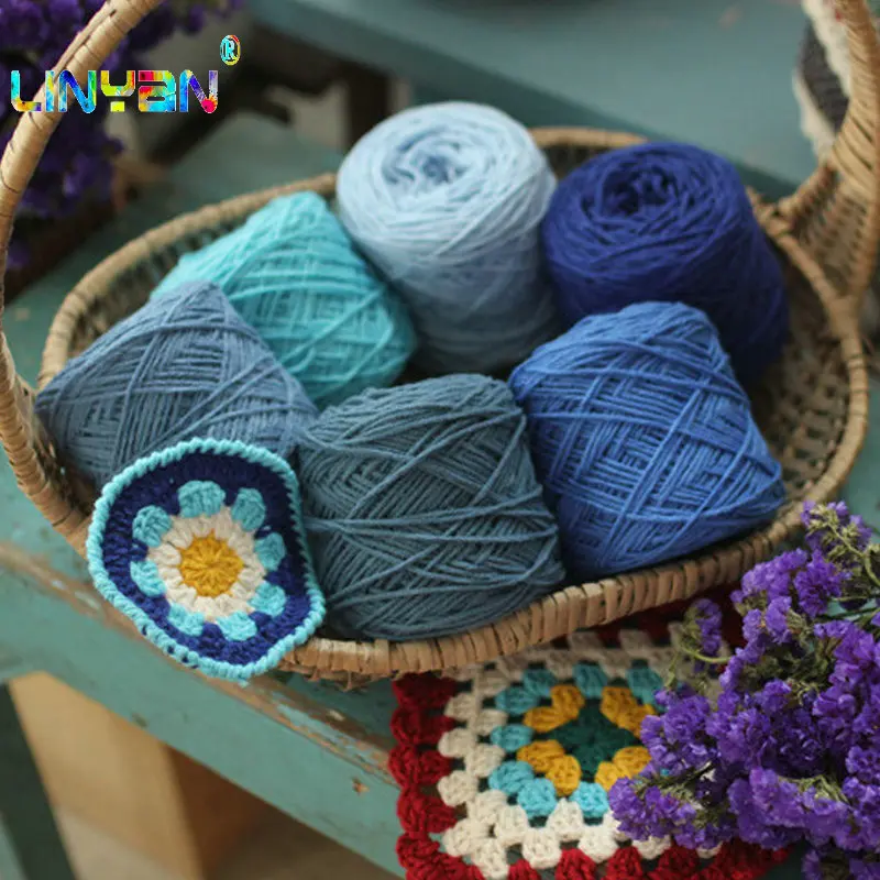 100 г * 2 шарика вязание крючком пряжа для вязания нитки швейная шерсти Вязание