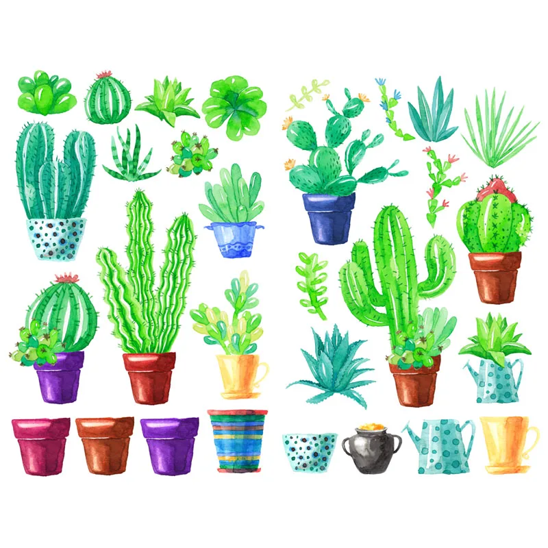 1 шт. зеленый суккулент кактус растение Декор сделай сам альбом для скрапбукинга