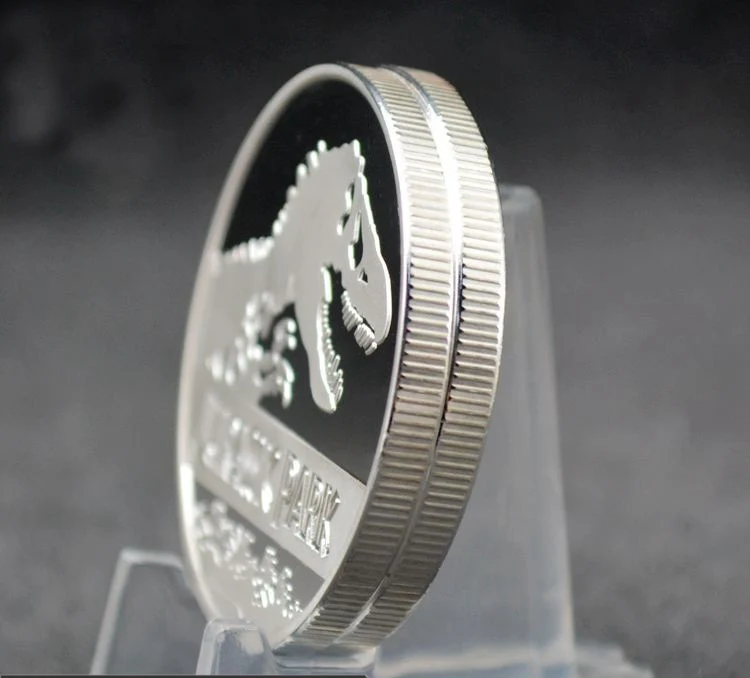 Новое поступление 2019 памятная монета динозавра парка юрского периода