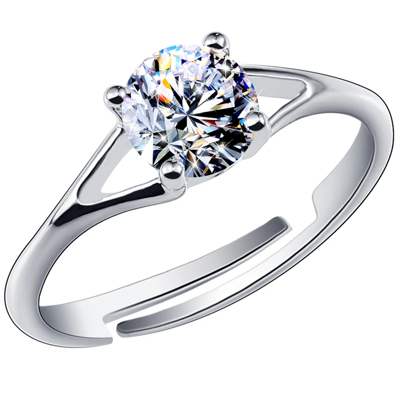 Лидер продаж изысканные кольца с цирконом для женщин девочек круглая