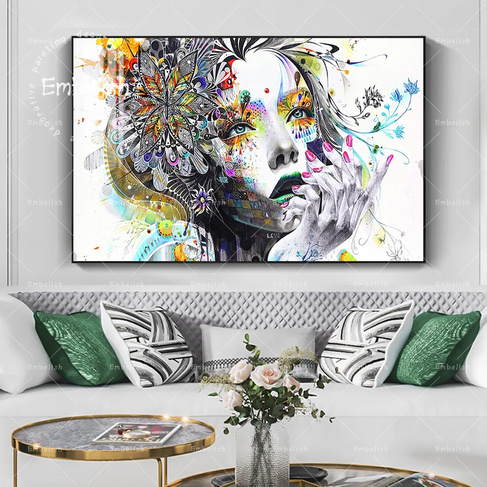 Украшение 1 шт. HD Печать на холсте картина маслом Современный домашний декор