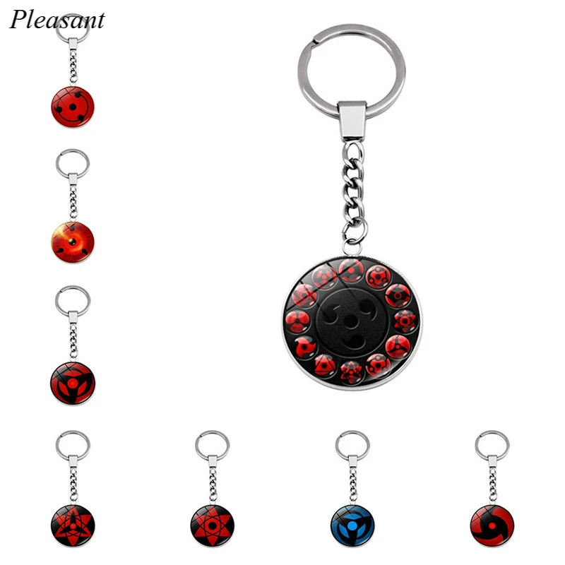 

NarutoThe Sharingan Shuod Ksda Shdalk Black Time Gem Fashion Creative Keychain