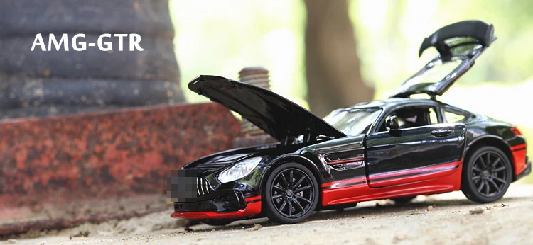 Масштаб 1:32 AMG Сплав Вытяните назад литая под давлением металлическая модель автомобиля мини авто со звуком светильник игрушки для детей горячие подарки на Рождество колеса