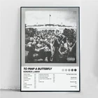 Музыкальный альбом кэндрик Ламар рэп MT318, настенное искусство, Картина на холсте, Постер, HD принты, гостиная, домашний декор, нерамка