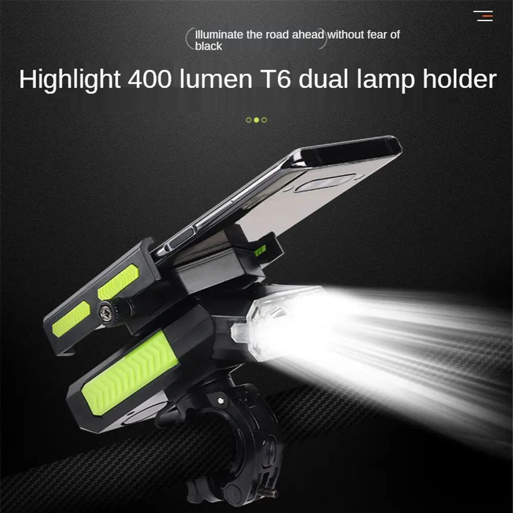 

Five-in-one multi-function car light Bicycle Light Cycling Front Lamp Cycling Safety Warning Light Waterproof FlashLight