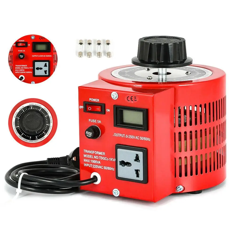 5 Amp/8 Amp Variac переменный трансформатор 1000VA/2000VA однофазный Макс 0-250 AC Вольт выходной