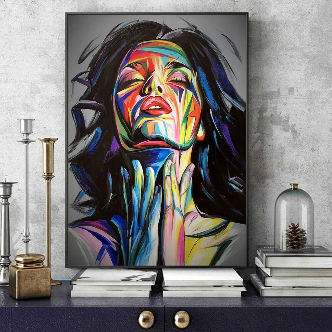 Уличное граффити настенные картины на холсте абстрактные поп арт акварельные