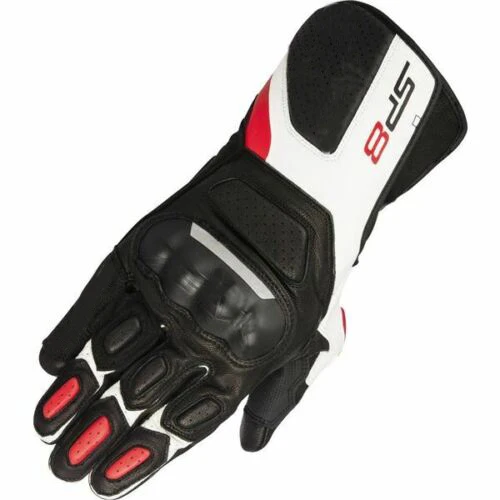 Черный горные SP 8 V2 для езды на мотоцикле перчатки gp уличный внедорожный мотоцикл