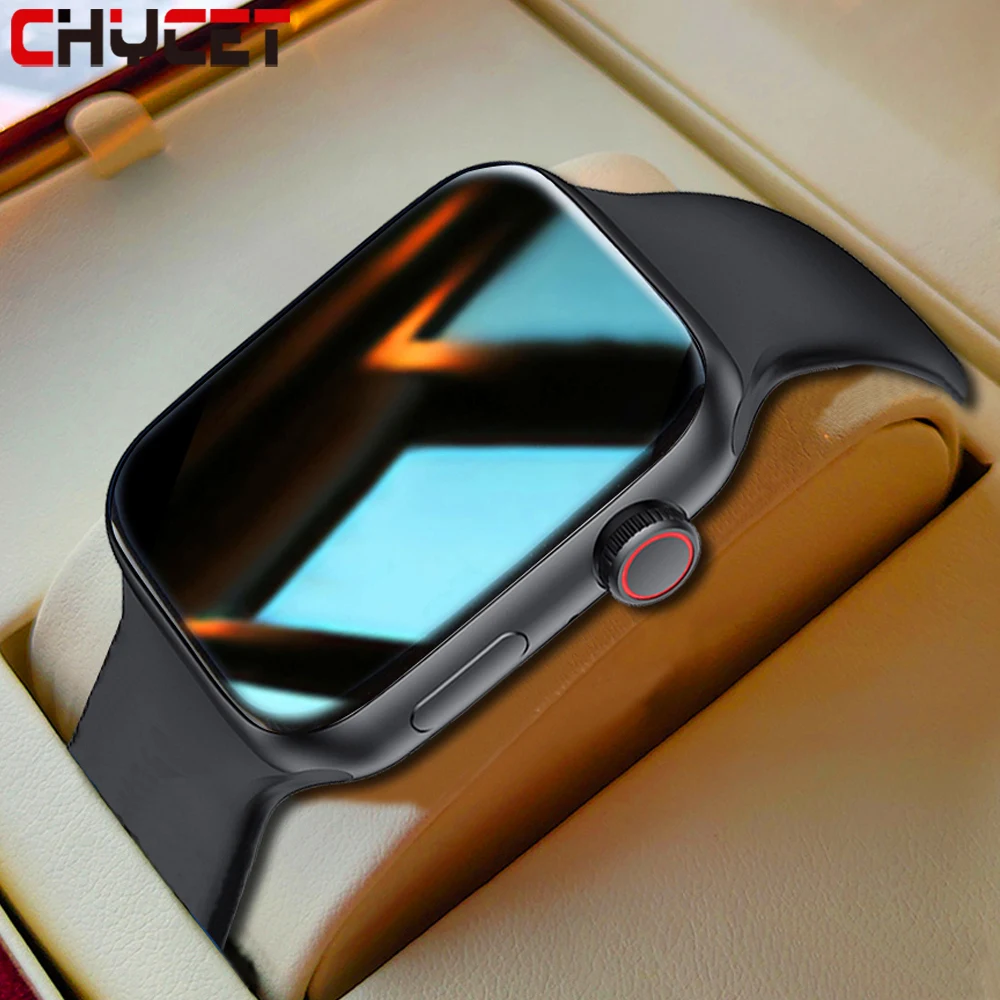 CHYCET 2021 Смарт часы оригинальные IWO HW22 Plus серии 6 44 мм Циферблат вызов DIY лица умные