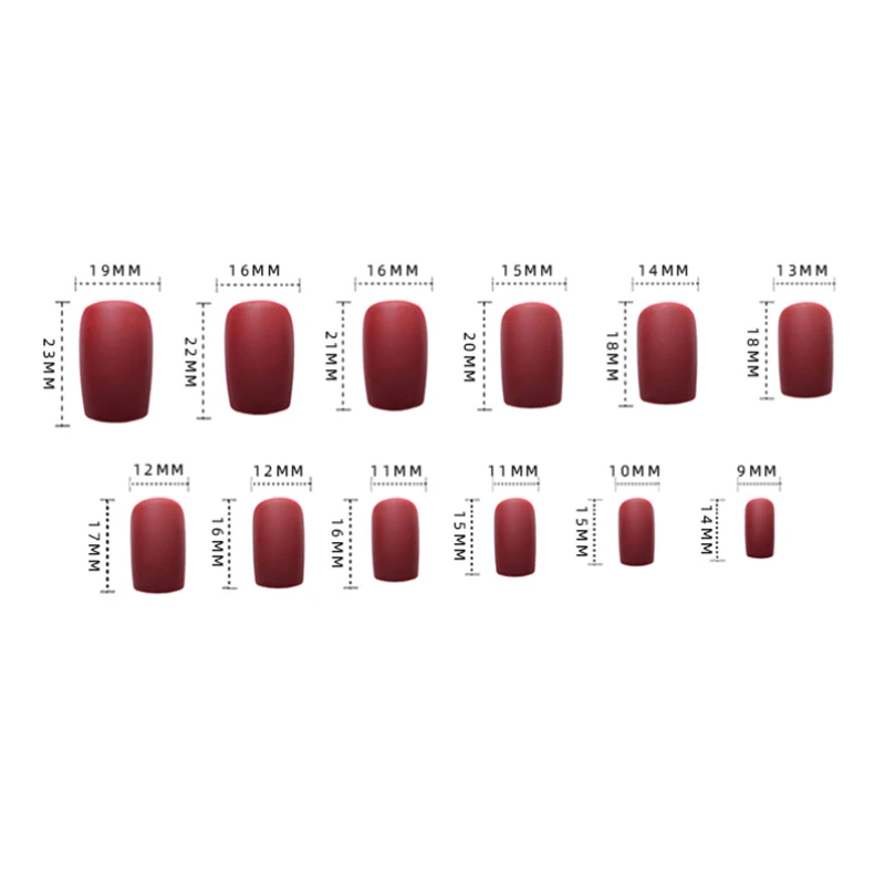 

Medium and Long Fake Nails Jelly Milks Tea Wearable Nail Stickers Finished Nails 24 Pieces With Glue CIN6 899