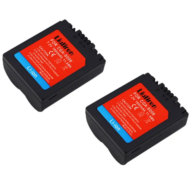 CGA-S006 S006 DMW-BMA7 S006A CGR-S006E Батарея + ЖК-дисплей двойной Зарядное устройство для