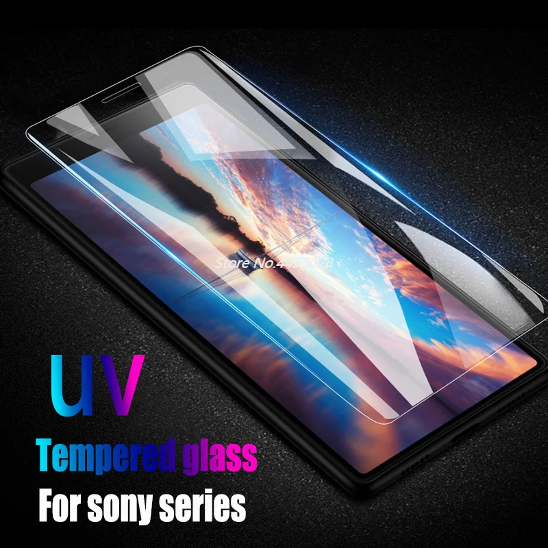 Закаленное стекло 10D с полным наклеиванием для SONY Xperia 10 PLUS XZ XZ2 Premium полное