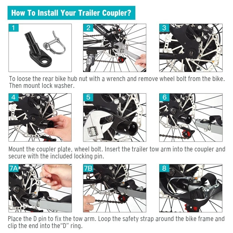 Велосипедные задние стойки стальная сцепка для прицепа Универсальная