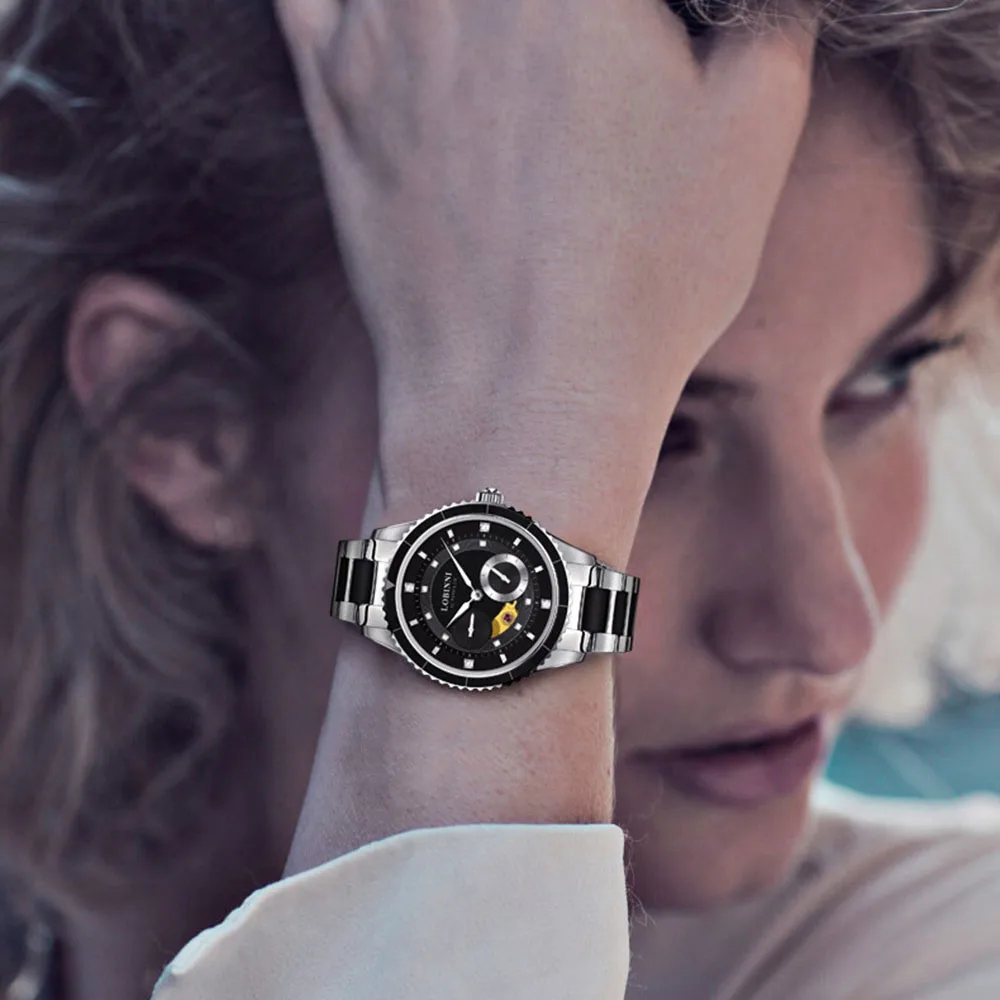 Часы наручные LOBINN женские Автоматические Роскошные водонепроницаемые