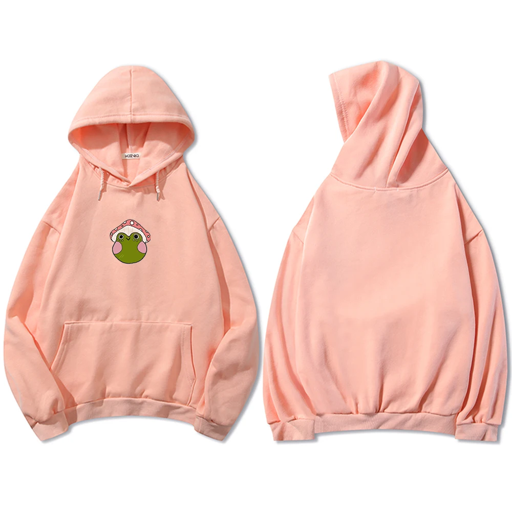 

Oversize Cute Frog Cotton Sweatshirts for Women Hoodies for Plus Sie Sweatshirts Women Hoodies Sweatshirt Autumn Long Sleeves