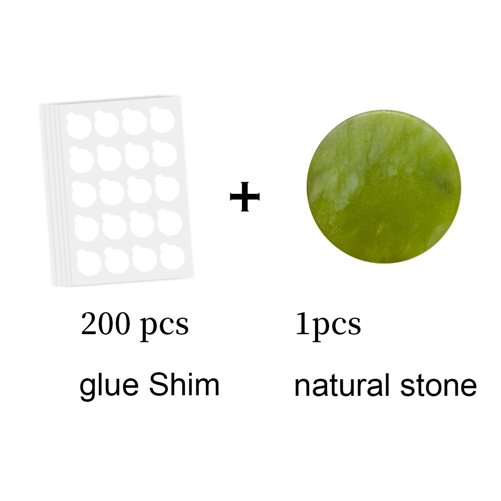 GLAMLASH Круглый Нефритовый камень клей для накладных ресниц клейкий поддон