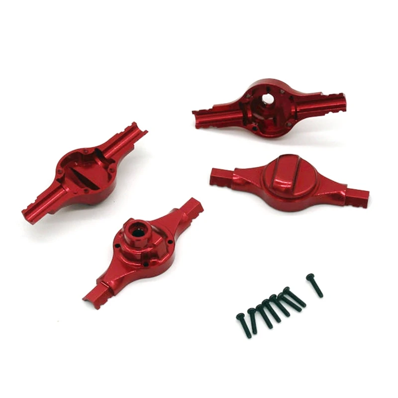 

2 комплекта, металлический корпус для передней и задней мостовой оси для Xiaomi Jimny XMYKC01CM 1/16, обновленные детали для радиоуправляемых автомобил...