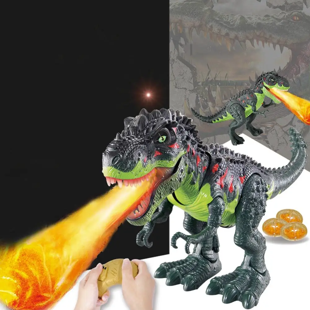 

Children Toy Electric Wireless Remote Control Dinosaur Simulation Model Toy With Light And Sound