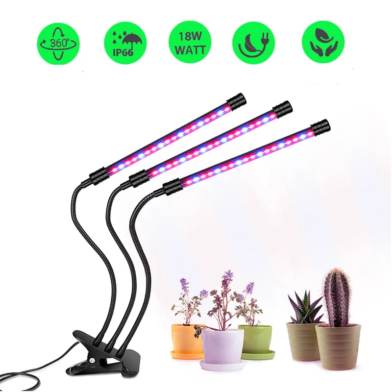 Full Spectrum Phytolamps USB Led Grow Light DC5V With Timer 1H 2H 3H 4H Desktop Clip Phyto Lamps For Plants Flowers Box | Освещение