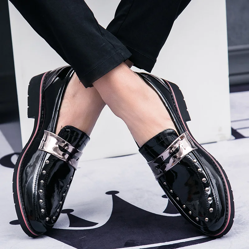 Мужские кожаные туфли деловые высококачественные повседневные роскошные