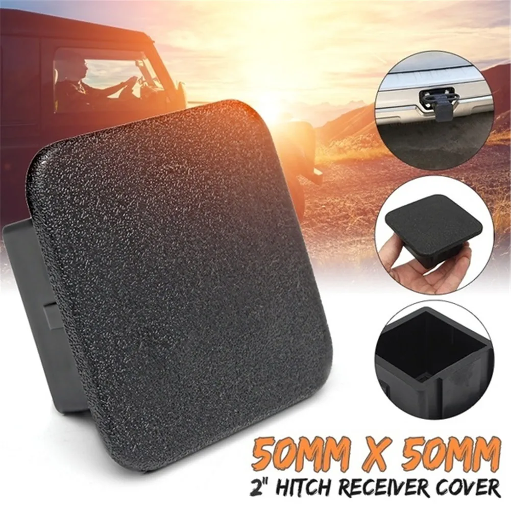 

AUTO Trailer Hitch Cover 2 Inch Tow Receiver Tube Plug Cap Black Hitch Ball Insert Compatible For Toyota Mercedes Mopar Audi