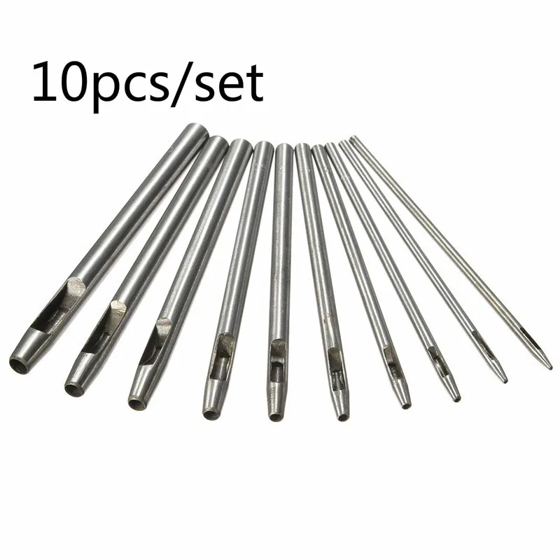 

Дырокол для кожевенного ремесла размером 0,5 мм-5 мм, 10 шт.