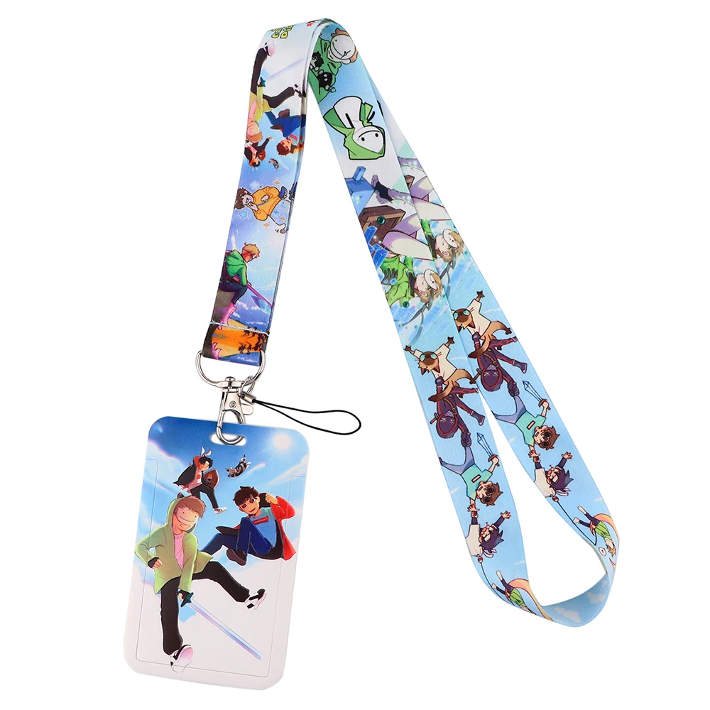 

Ремешок на шею SP1822 с героями мультфильмов, брелок для ID-бейджа, брелок для ключей очаровательный сотовый телефон, косплей-брелок, подарок
