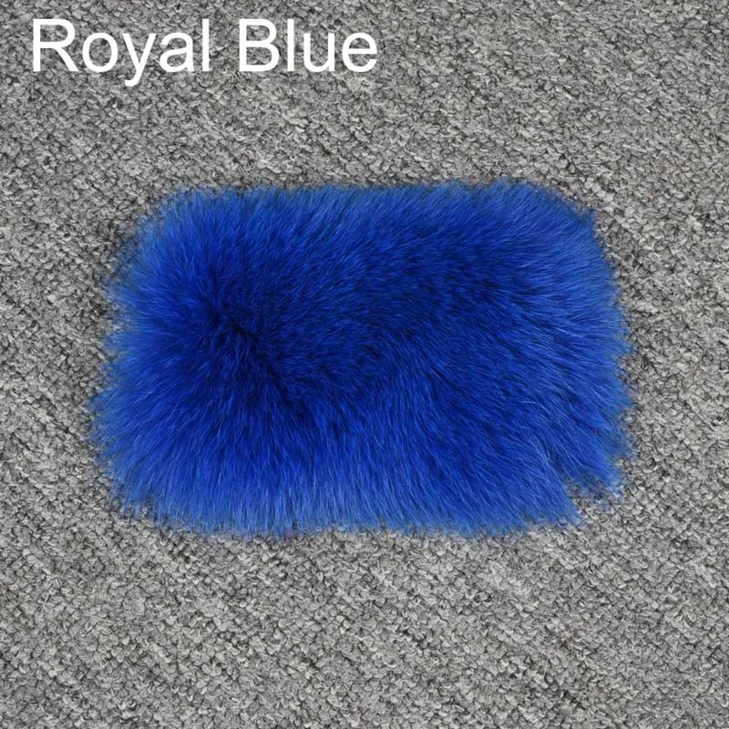 Royal Blue JKKFURS Новое поступление натуральный Лисий мех жилет женский Зимний натуральный мягкий натуральный мех длинный жилет модное пальто 5 рядов жилет S1571 - Цвет: Royal Blue