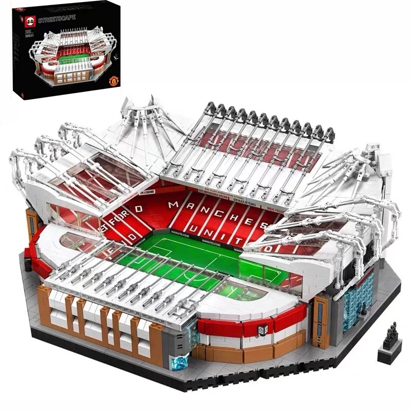 

STOCK 10272 Old Trafford Manchester 3908PCS creative ideal with light Bricks Kits Building Blocks Toys Kids Gift